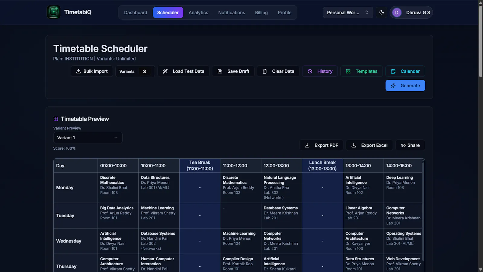 TimetabiQ screenshot 7