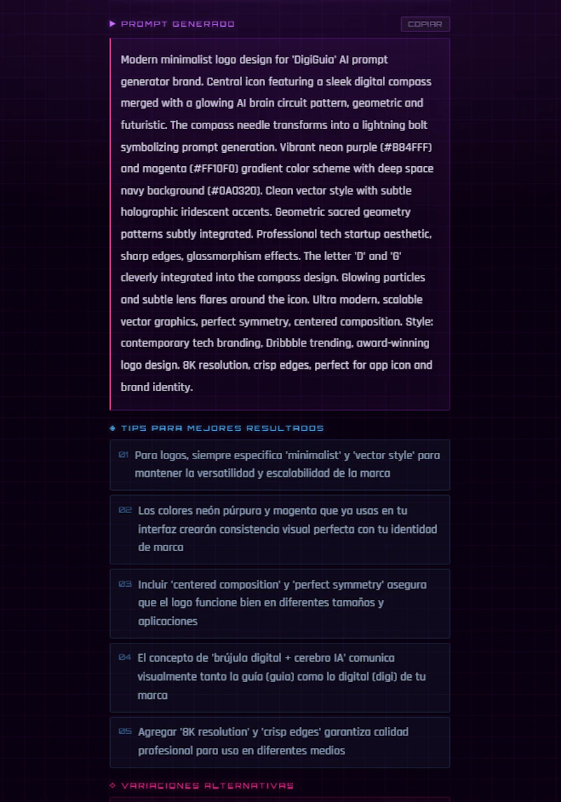 AGENT PROMT PRO screenshot 2