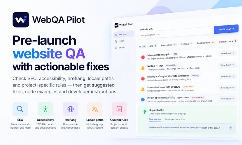 WebQA Pilot screenshot 3