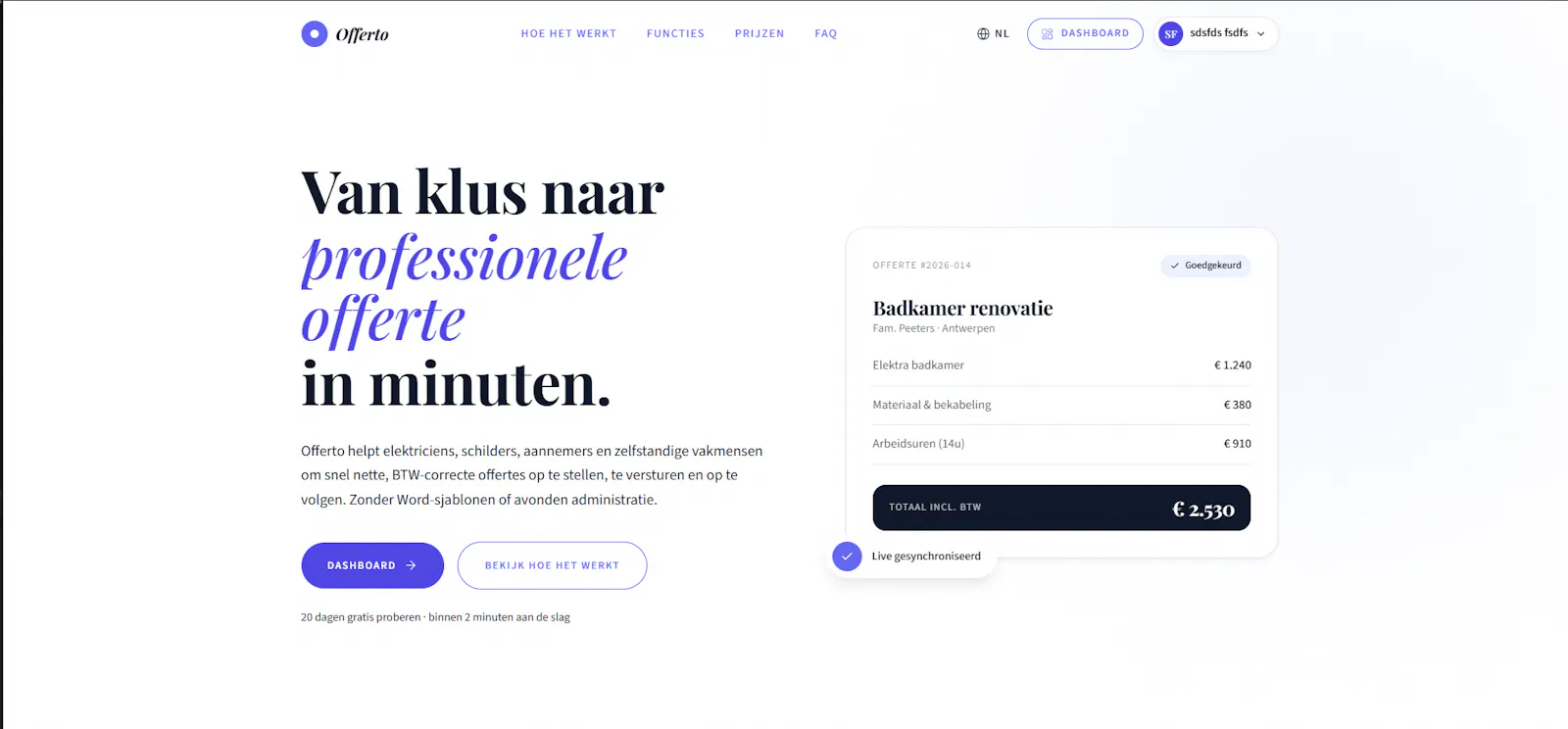 Offerto screenshot 1