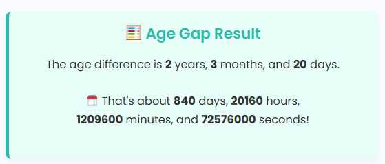 Easy Age Calculator gallery image