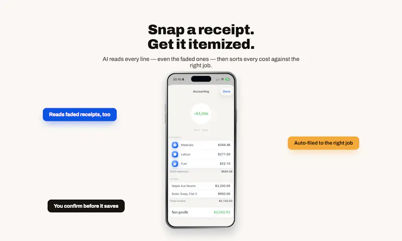 VanReceipts screenshot 2