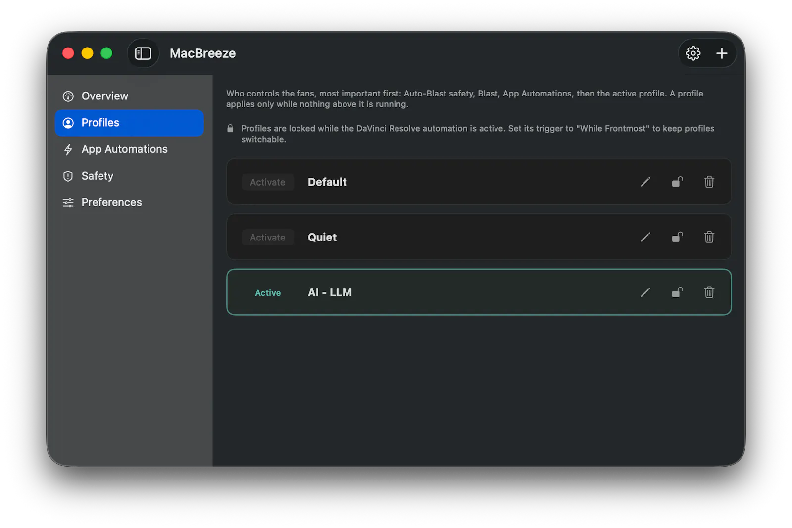 MacBreeze screenshot 2