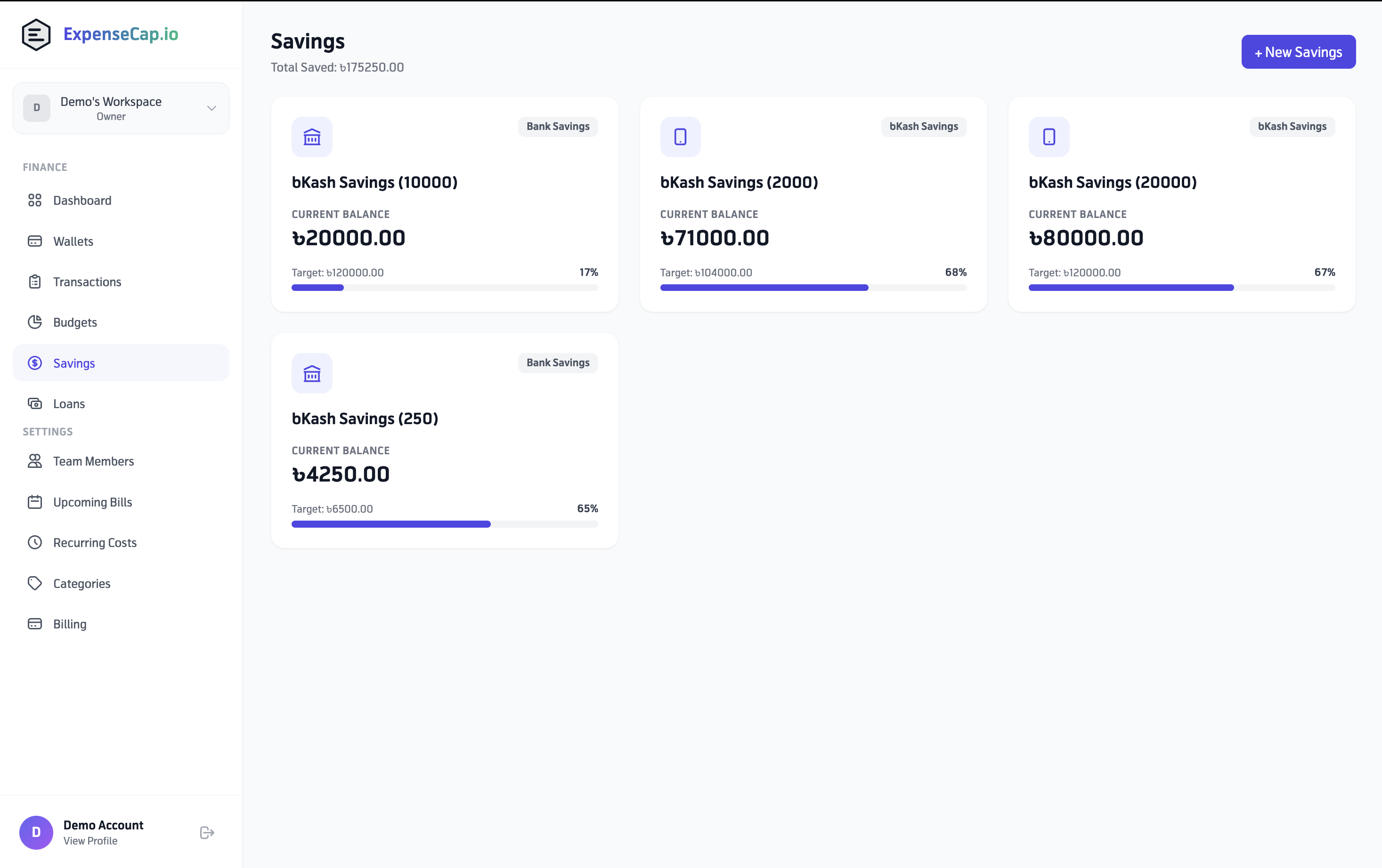 ExpenseCap.io - Screenshot 5 showing product features and functionality