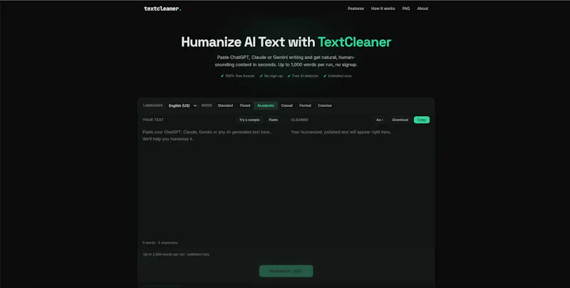 TextCleaner screenshot 1