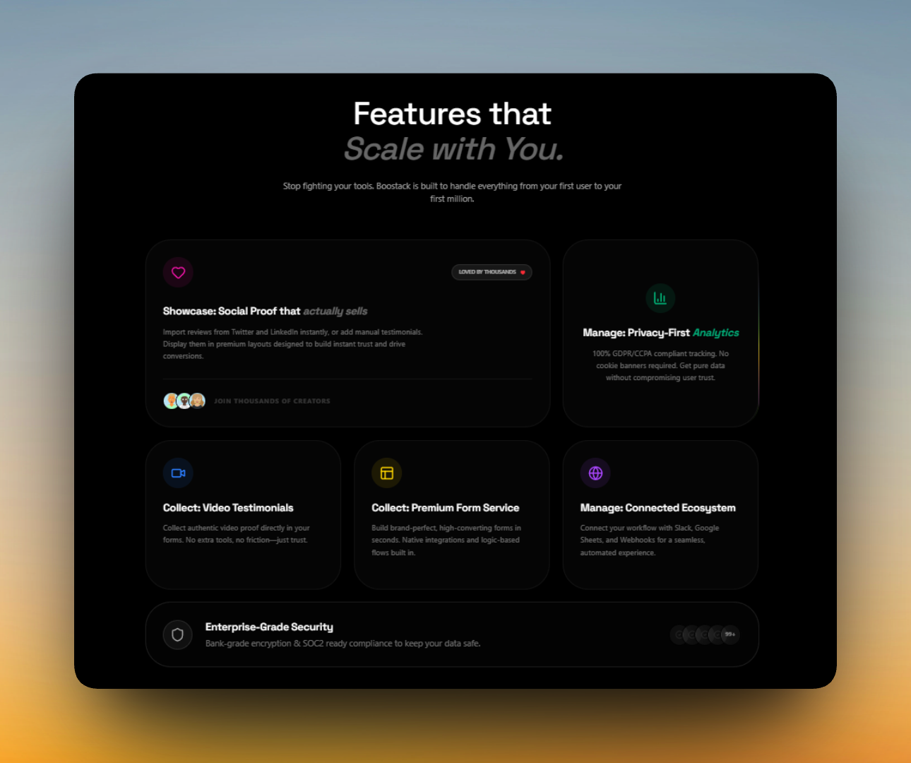 Boostack gallery image