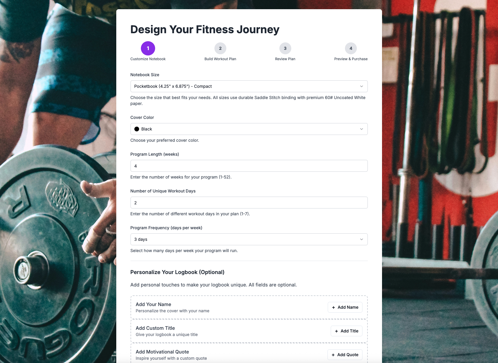 Média Forge Logbooks - Custom workout logbooks built for YOUR training program 5