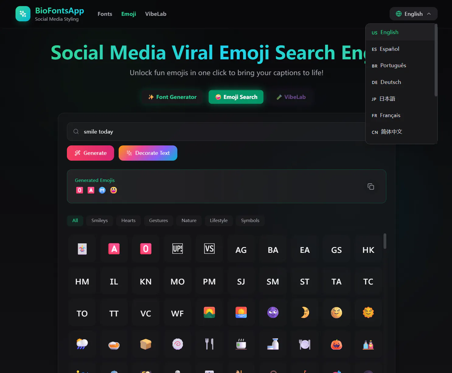 BioFontsApp - Fonts & Emoji & Vibelab