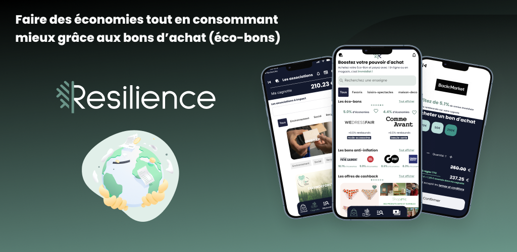 Resilienz grün - Die ultimative Geldspar- und verantwortungsbewusste Einkaufs-App Medien 2