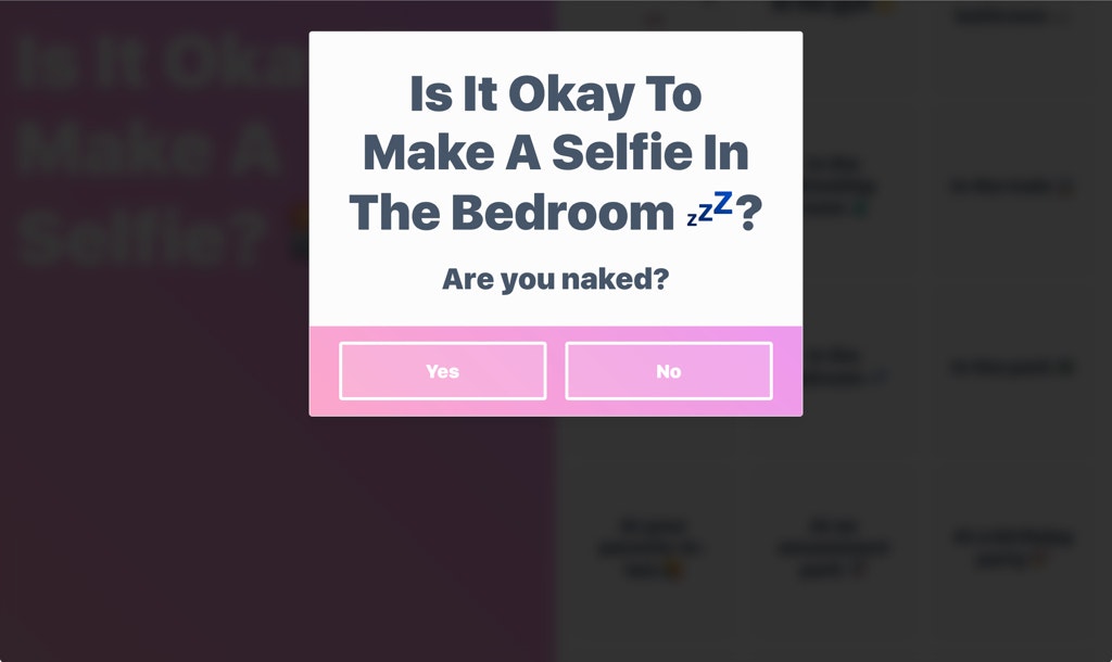 Is it okay to make a selfie? 📸 gallery image