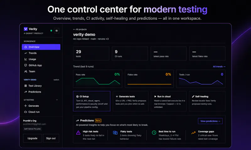Verity screenshot 1
