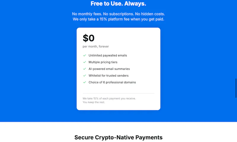 VipInbox x402 screenshot 3