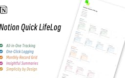 Notion Quick LifeLog 2.0 media 1
