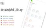 Notion Quick LifeLog 2.0 image