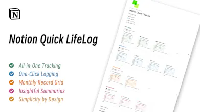 Notion Quick LifeLog 2.0 gallery image