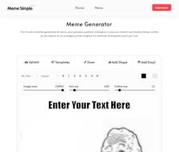 Simple meme generator tool gallery image