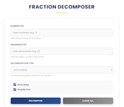Fraction Decomposer gallery image