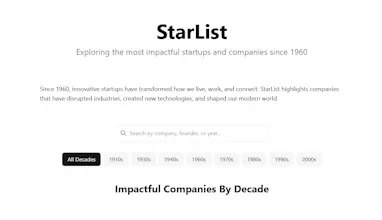 StarList gallery image
