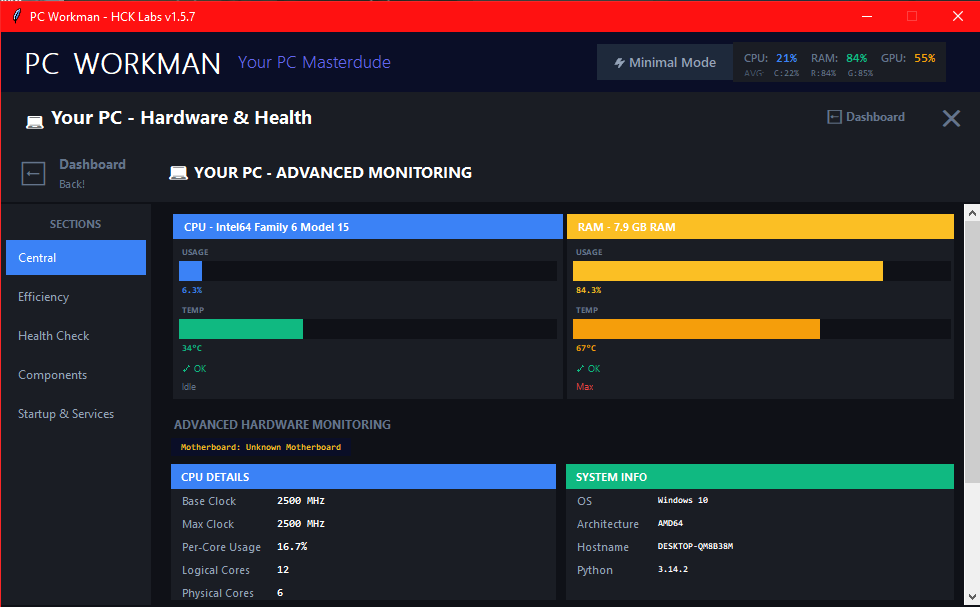 PC_Workman v.1.6.3 gallery image