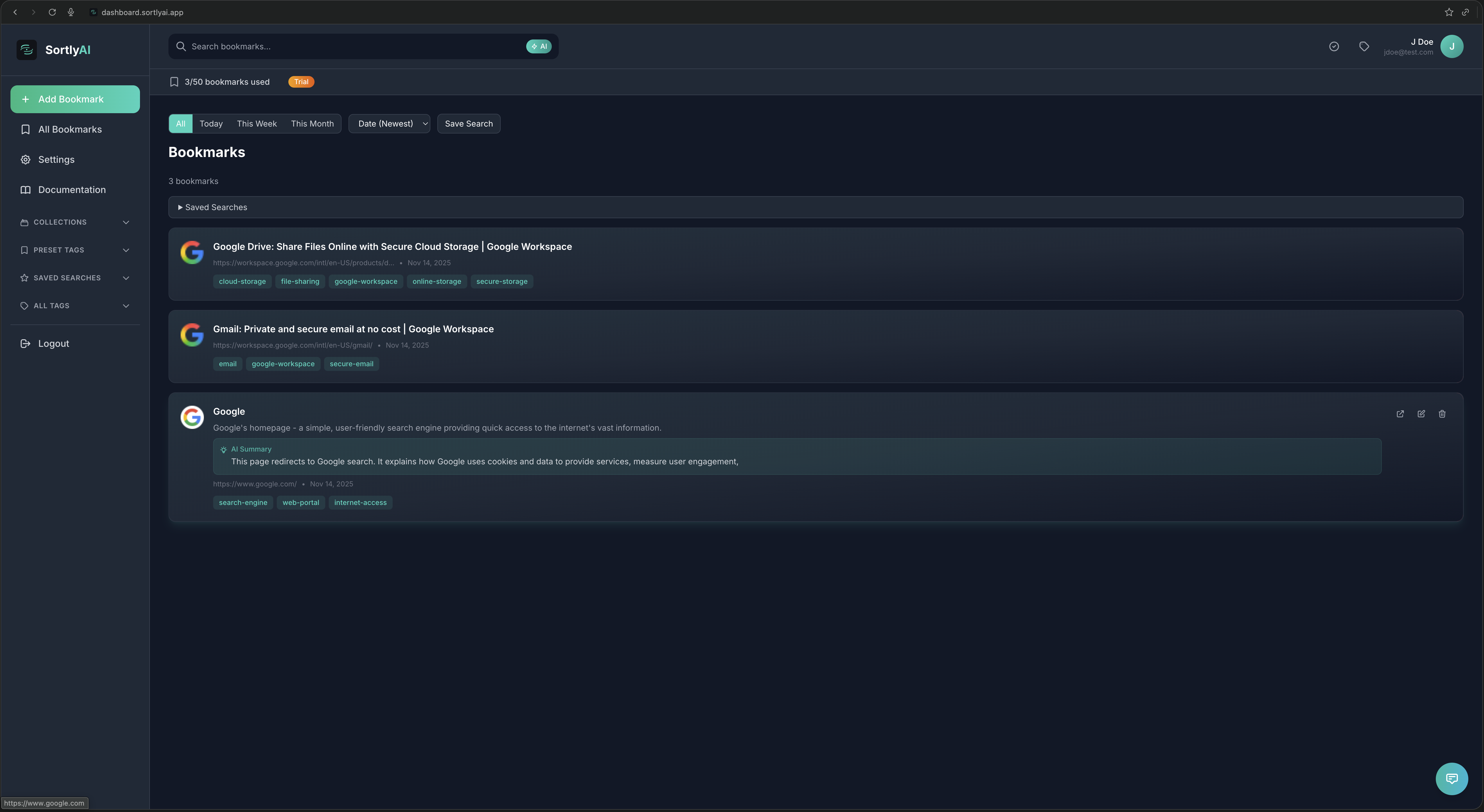 SortlyAI - Screenshot 5 showing product features and functionality