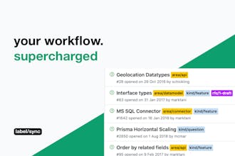 GitHub LabelSync gallery image