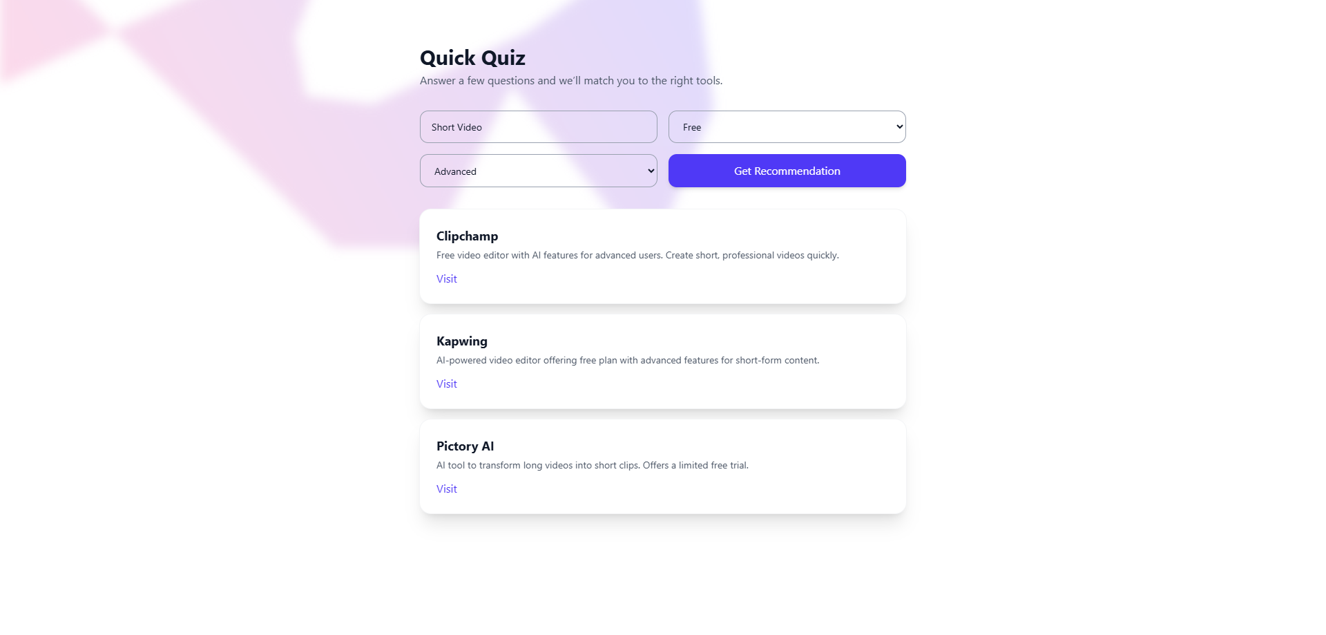 AI Tool Finder gallery image