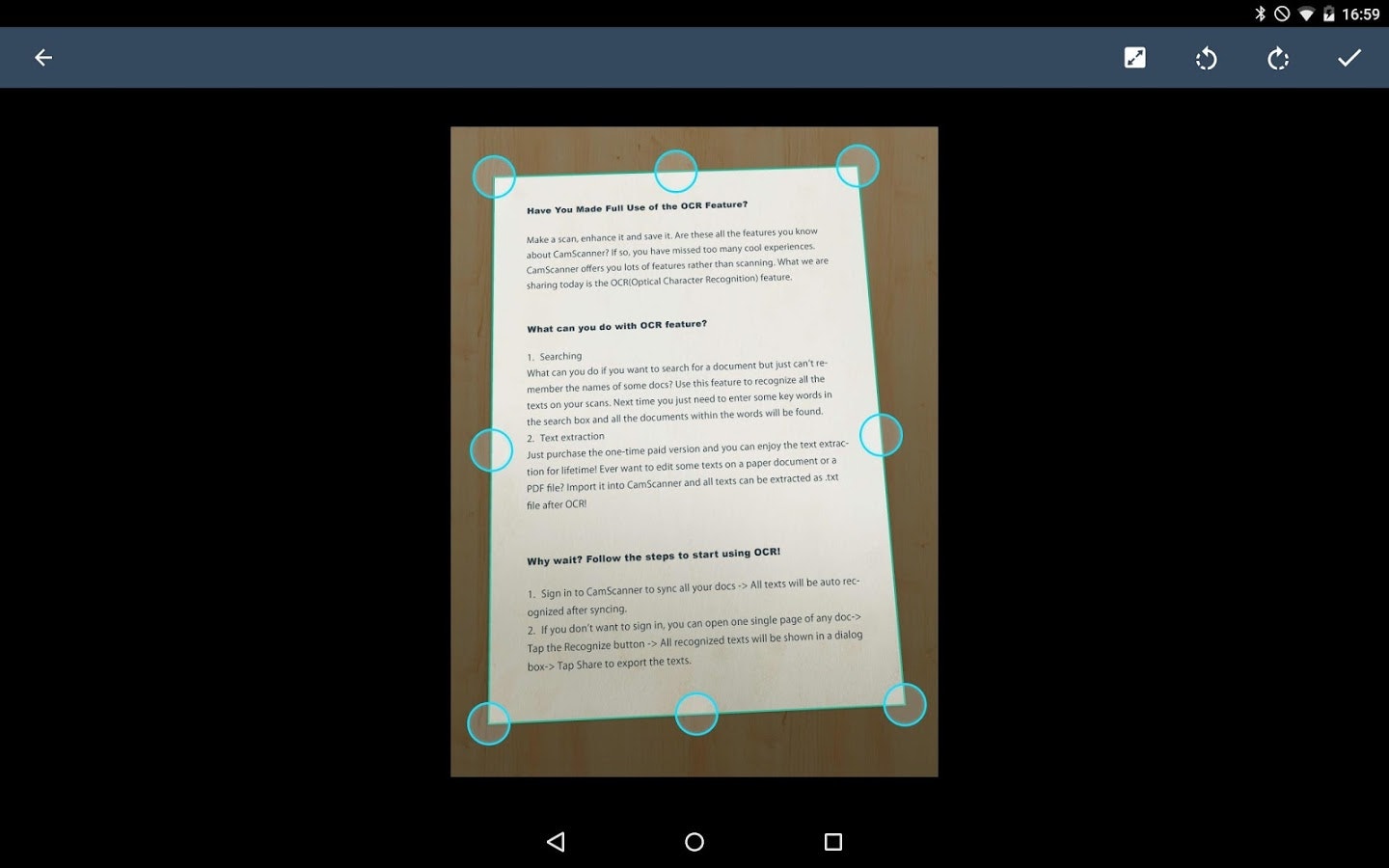 CamScanner gallery image