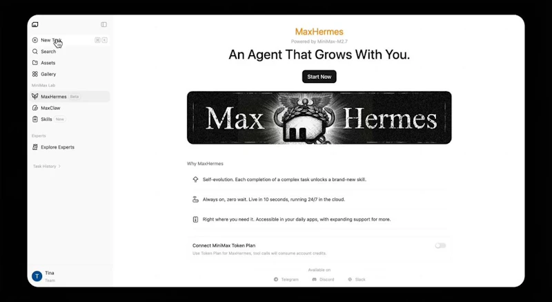 MaxHermes by Minimax screenshot 2