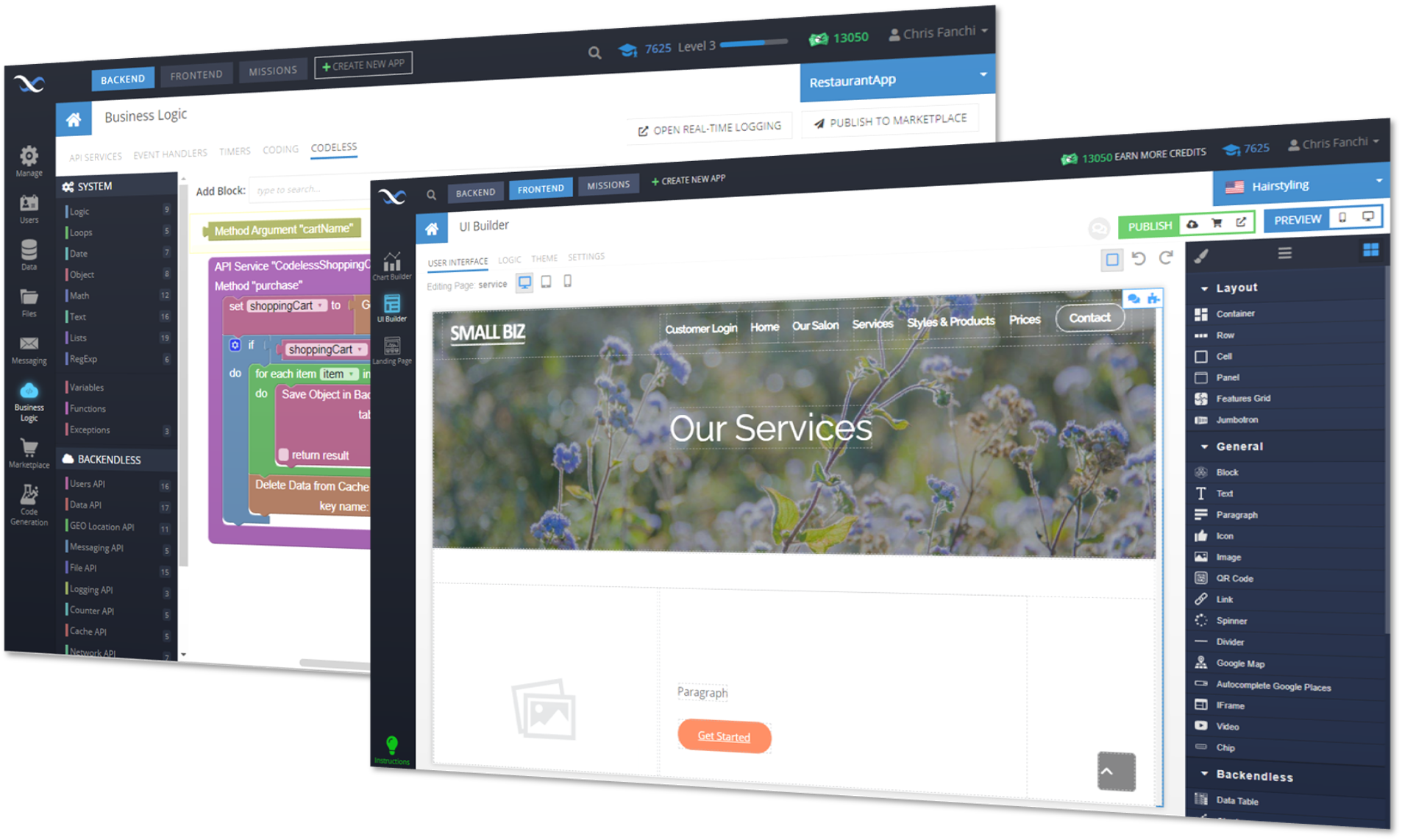 Backendless gallery image