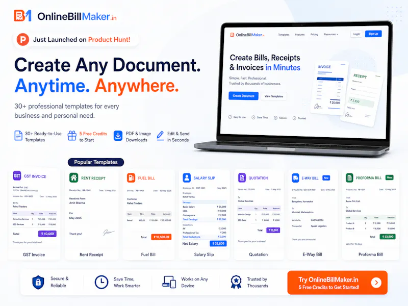 OnlineBillMaker screenshot 3