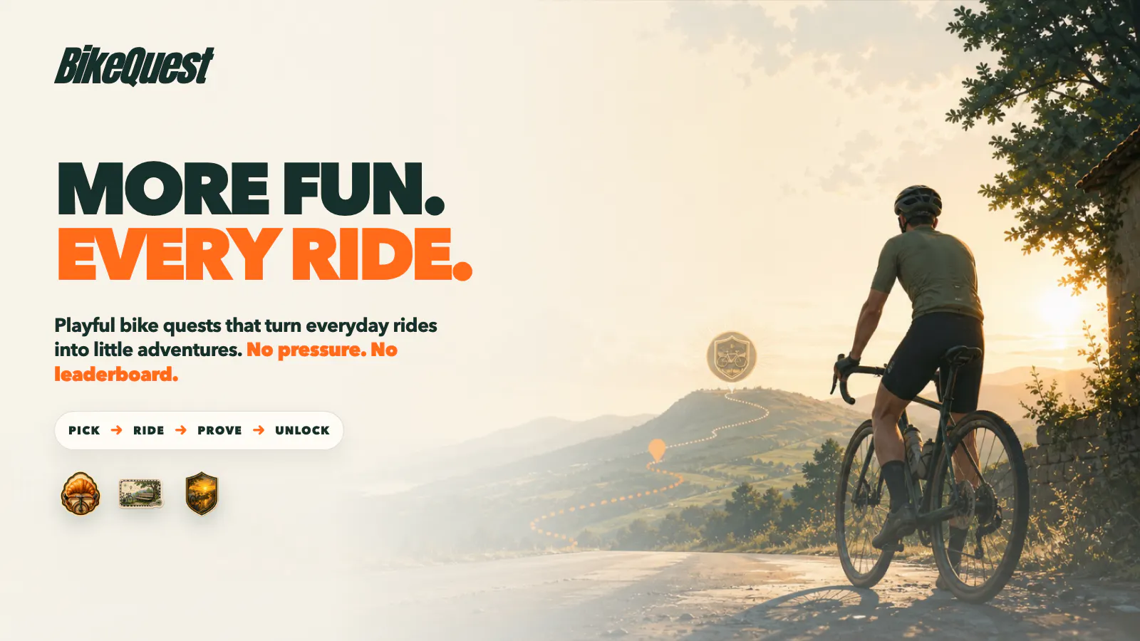 BikeQuest screenshot 1