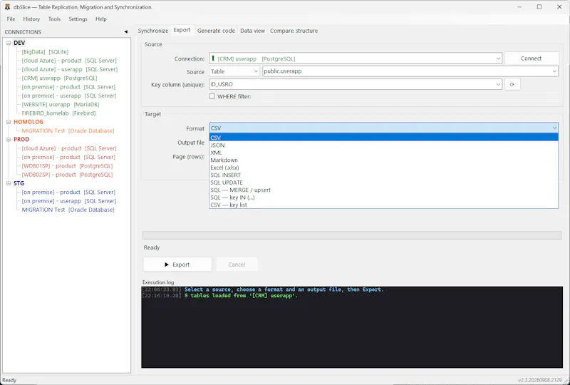 dbSlice screenshot 3