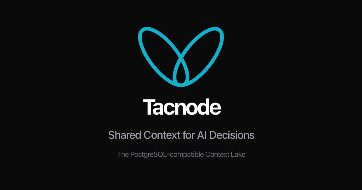 Tacnode - Main product screenshot demonstrating key features and user interface