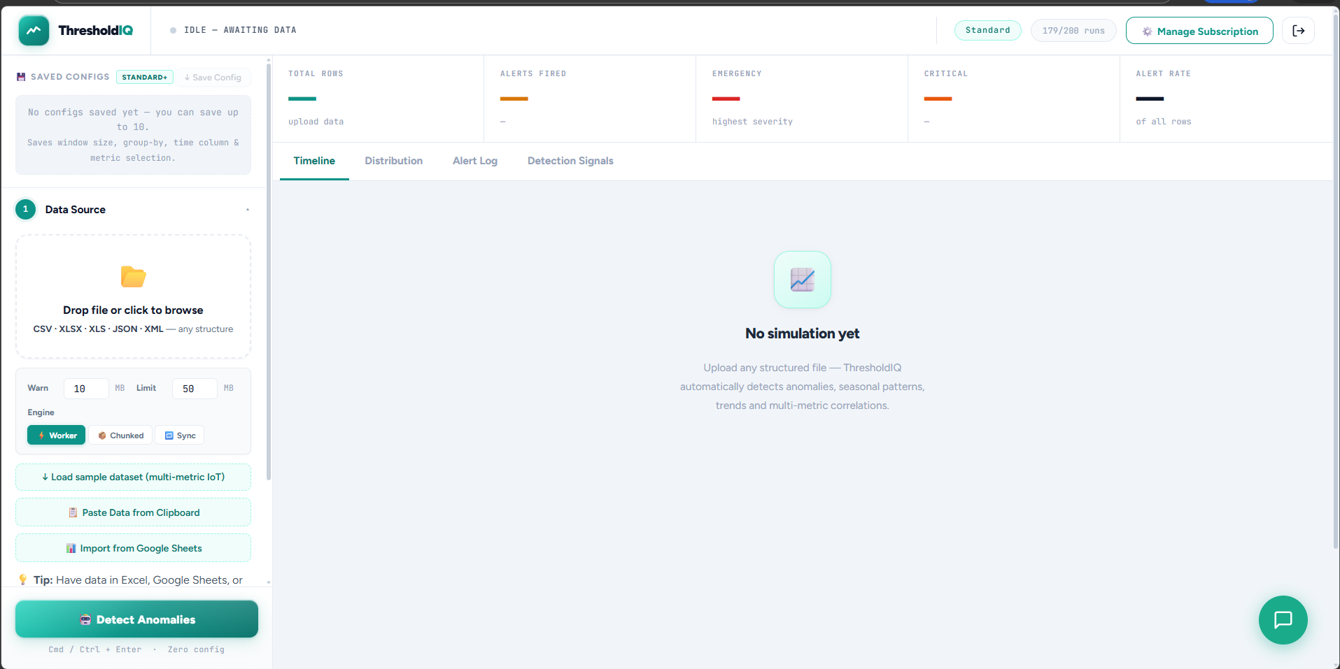 ThresholdIQ Automated Detection Engine gallery image