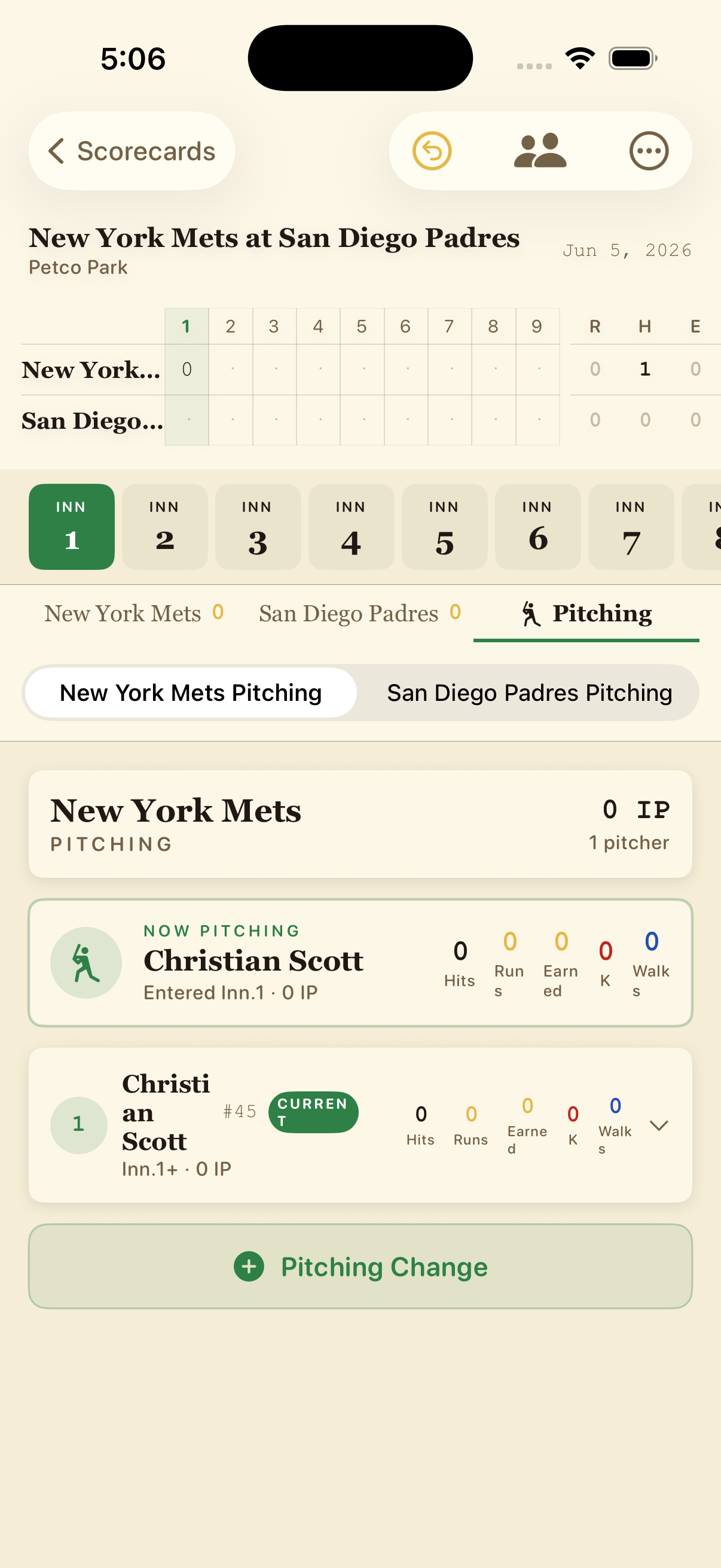 Baseball Scorecard Classic gallery image