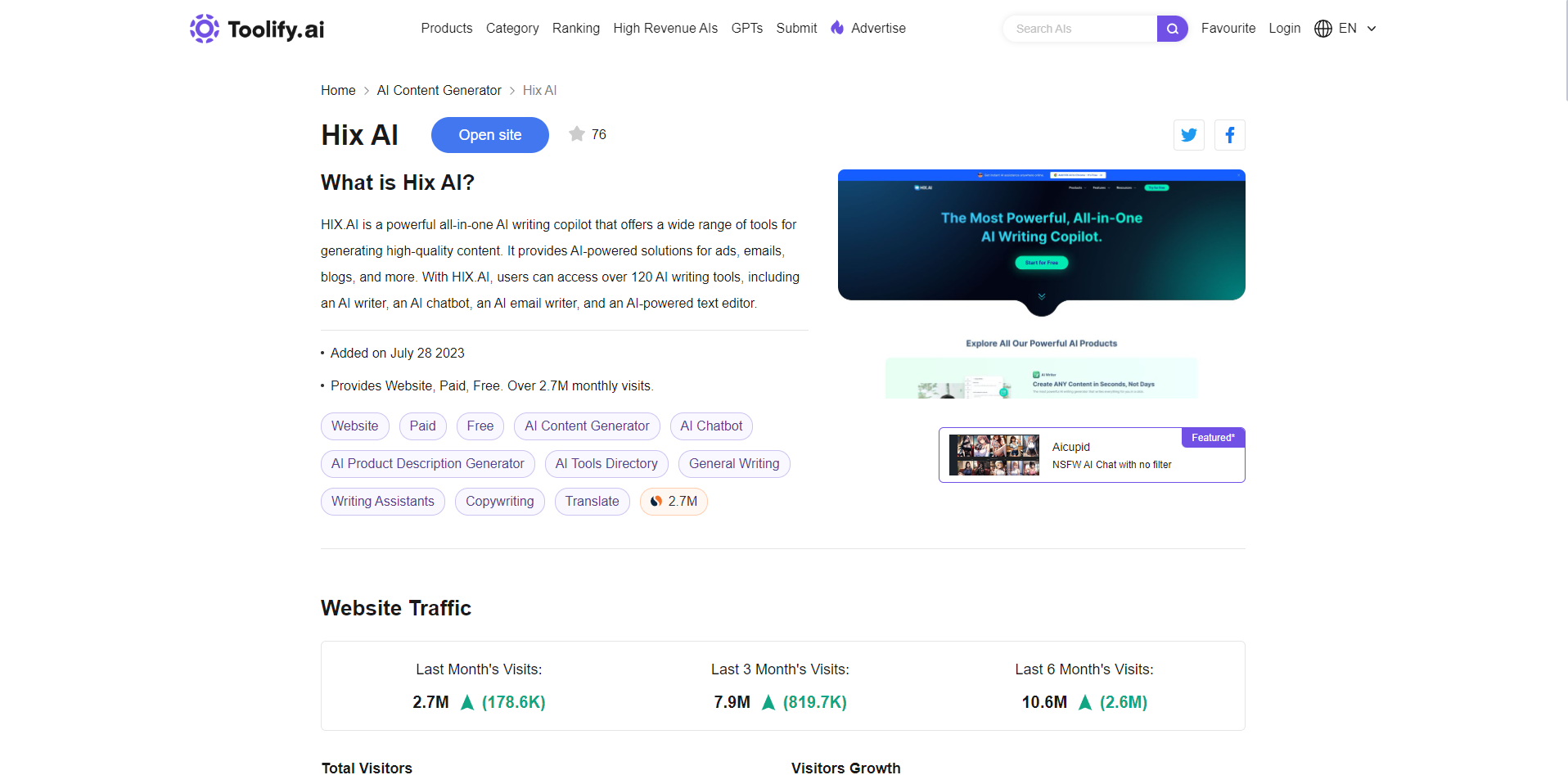 Directorio de herramientas de IA por Toolify AI media 7