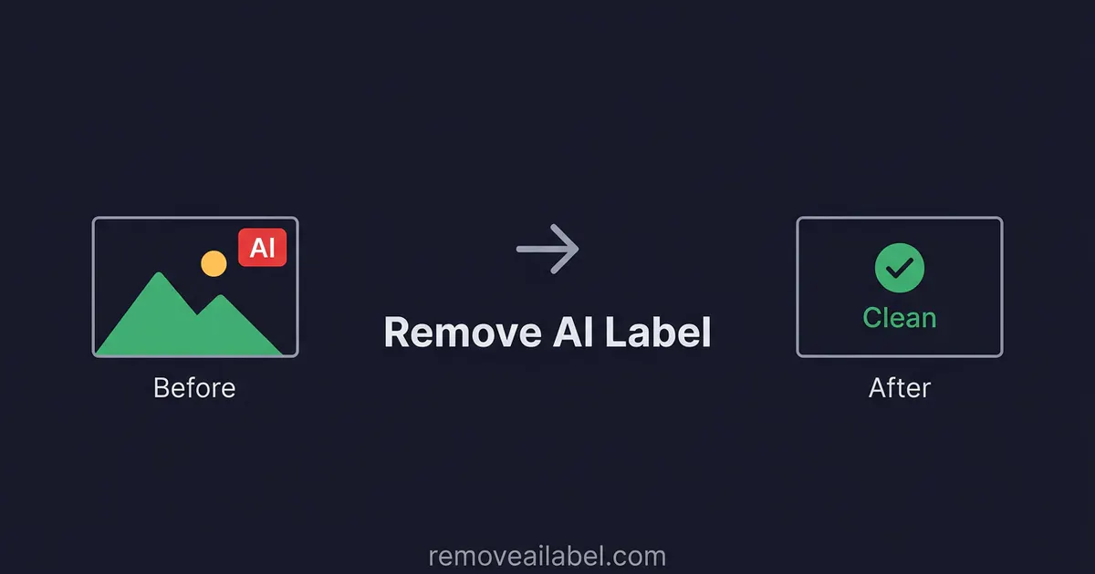Remove AI Label 项目横幅