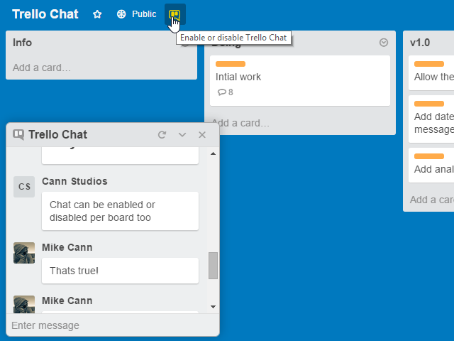 Trello Chat gallery image