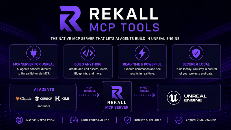 Rekall MCP Tools for Unreal Engine screenshot 1