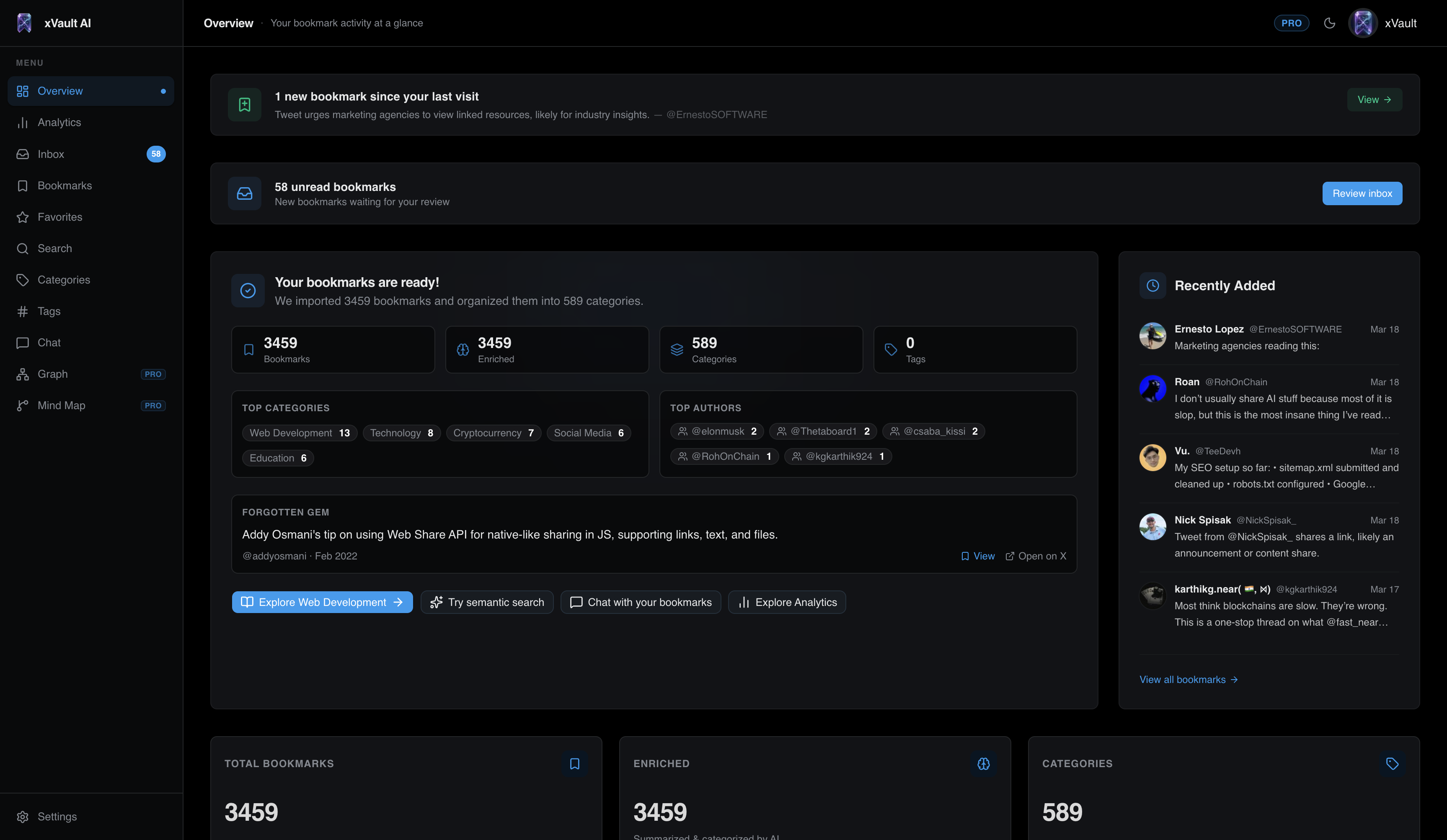 xVault AI: Searchable X Bookmarks gallery image