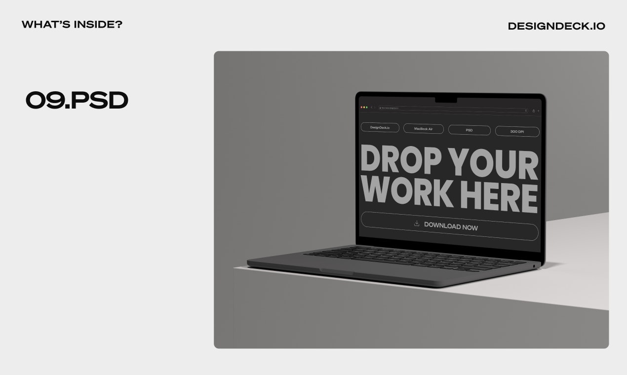 Vol 1 - Macbook Air Mockups media 2