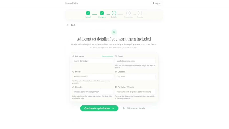 ResumePolish screenshot 1 (video preview)