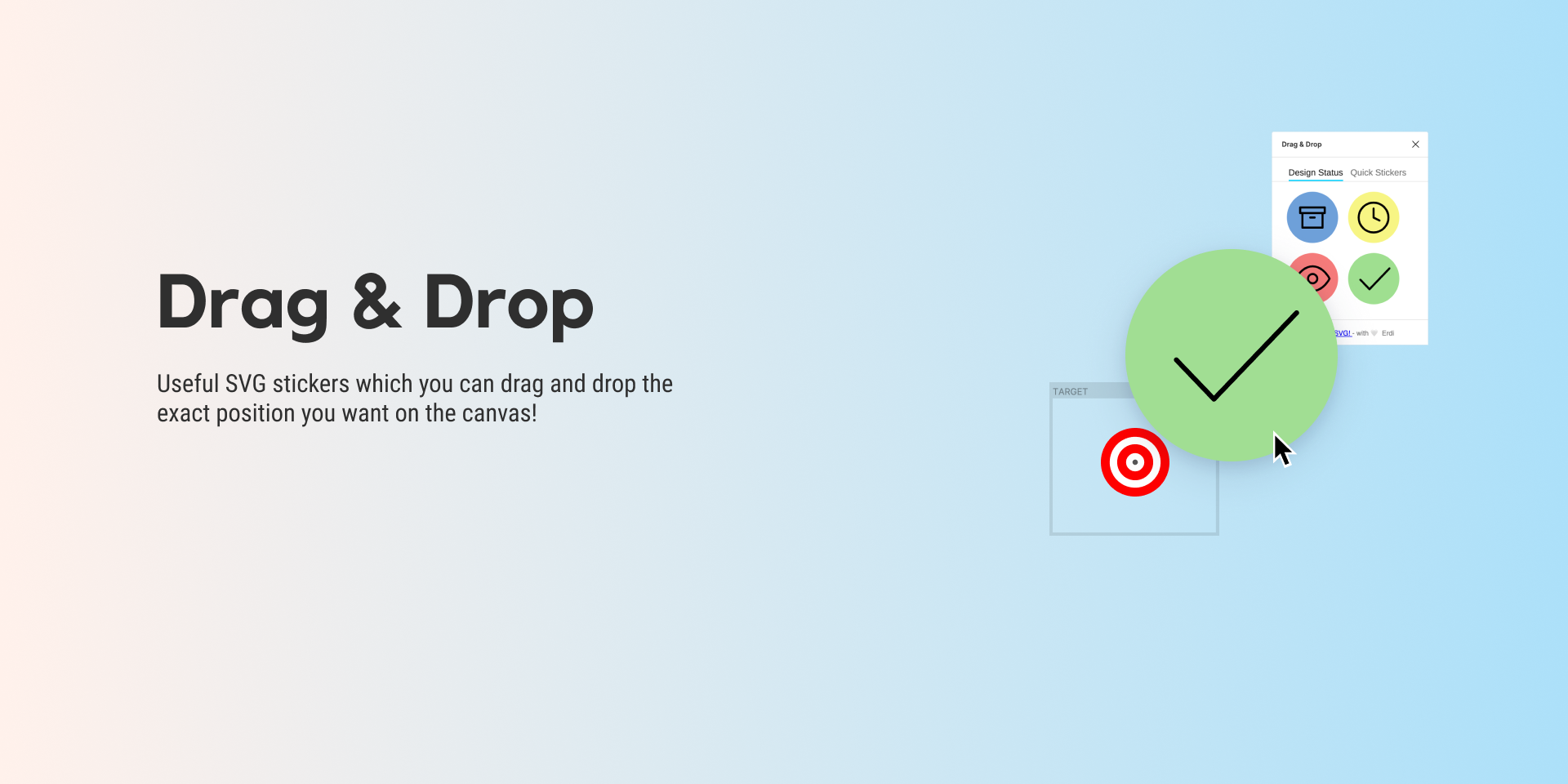 Drag & Drop - Figma Stickers Plugin gallery image