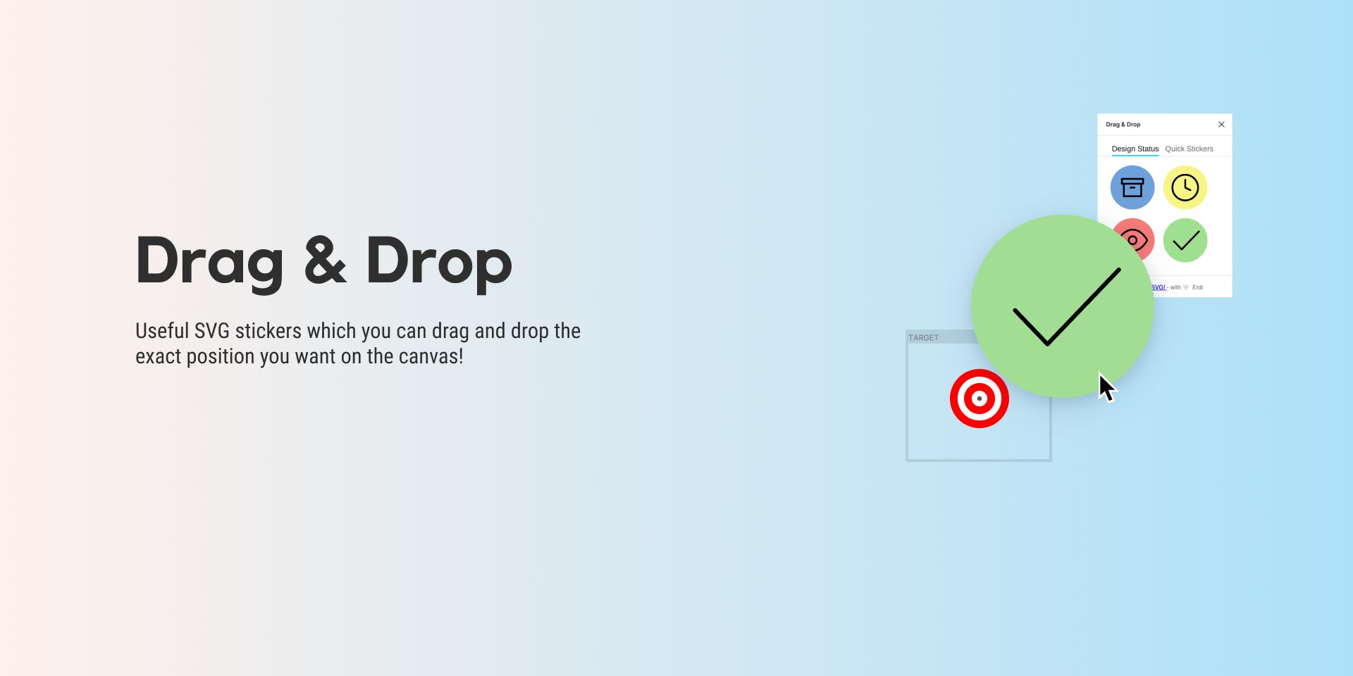 Drag & Drop - Figma Stickers Plugin media 1