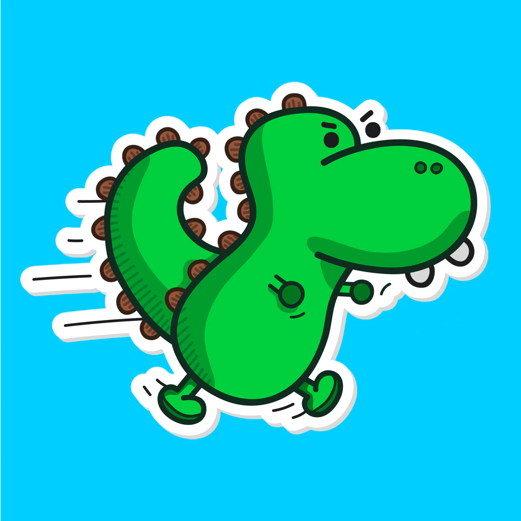 Life of Dino Stickers for iMessage