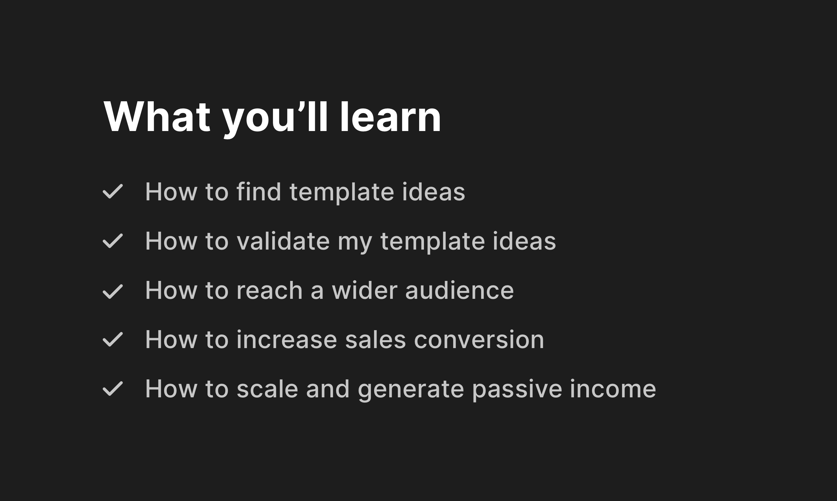 Notion Creator Course gallery image