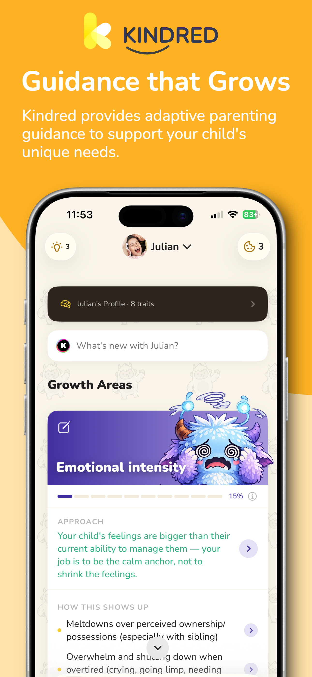 Kindred — Your 24/7 parenting coach. gallery image