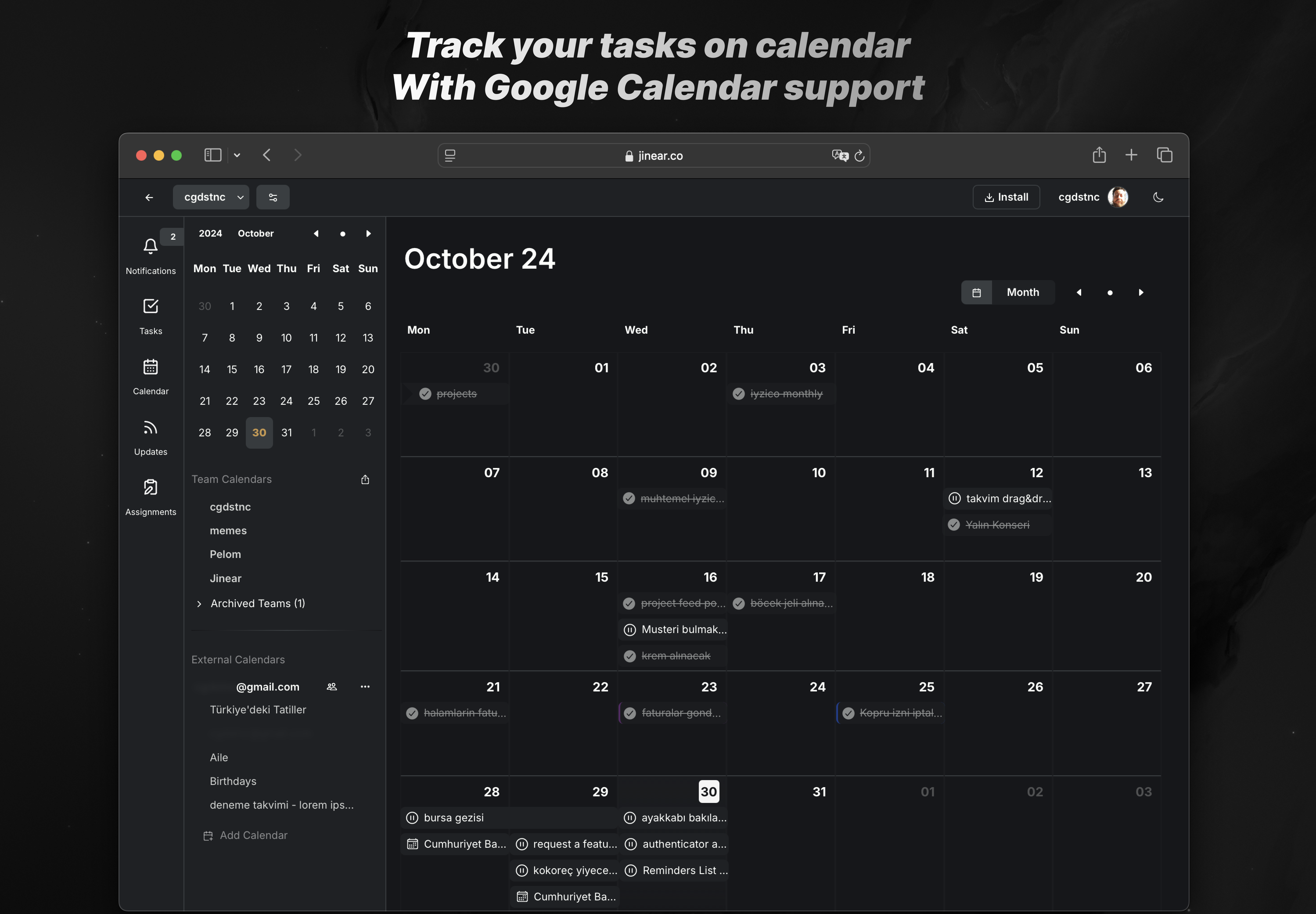 Jinear gallery image