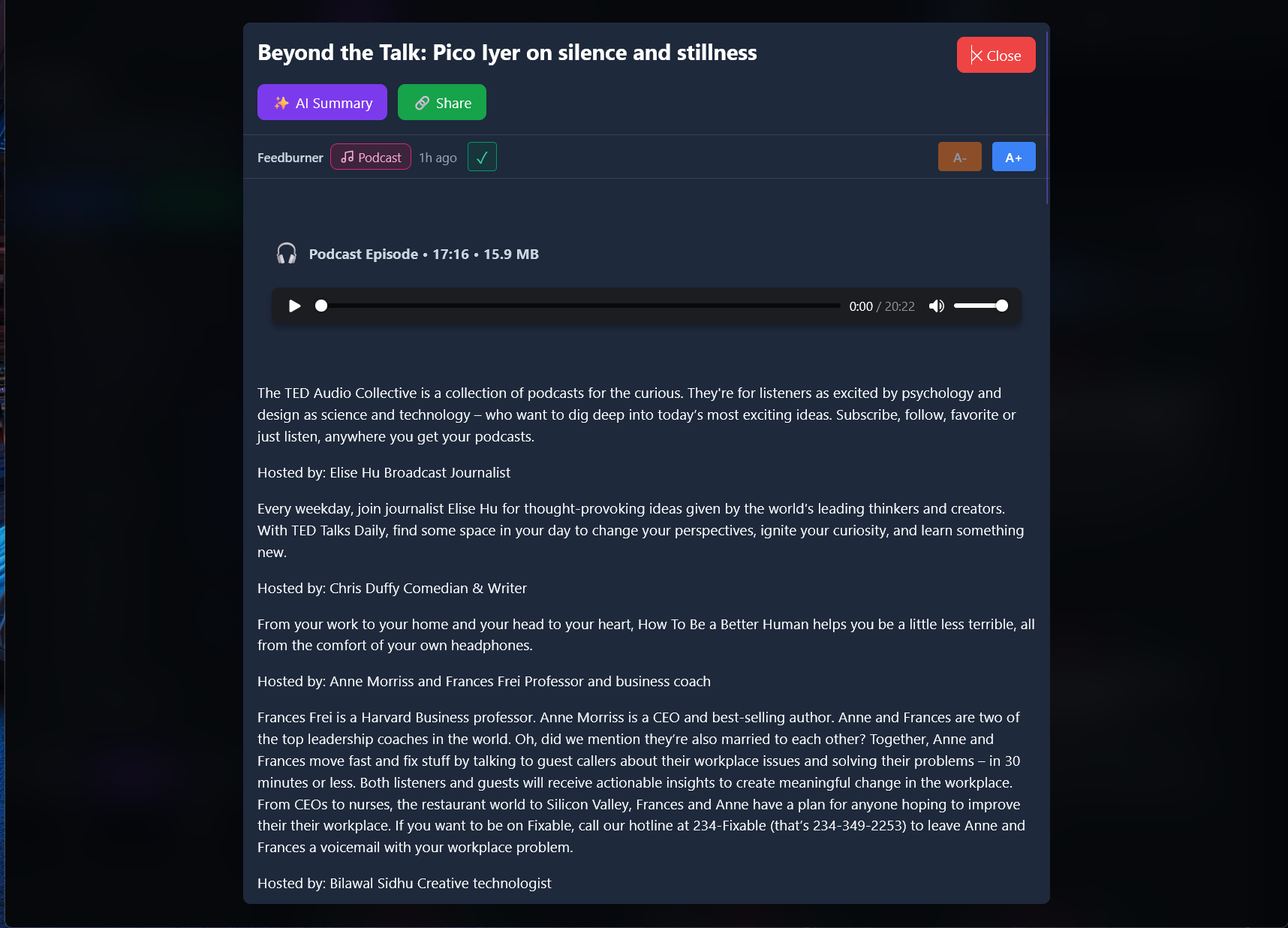 RSS Kit - Screenshot 2 showing product features and functionality