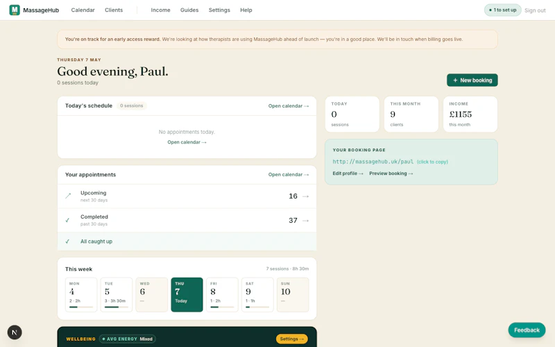 MassageHub screenshot 3